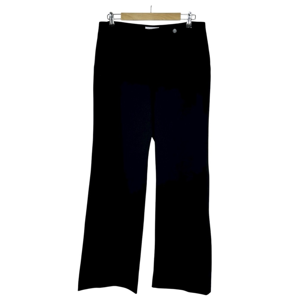 Calvin Klein Classic Fit Pants Women Straight Leg Black Dress Suit Trousers 10